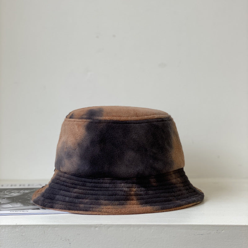 Wholesale Tie Dye Plush Bucket Hat